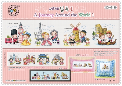 SO-G139 A Journey Around the World 1 Cross Stitch Chart