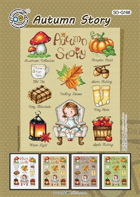 SO-G168 Autumn Story Cross Stitch Chart