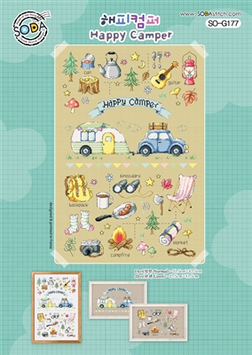 SO-G177 Happy Camper Cross Stitch Chart