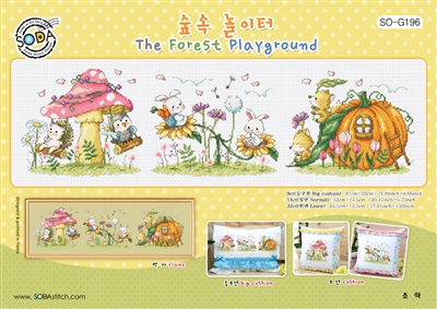SO-G196 The Forest Playground Cross Stitch Chart