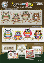 SO-G56 The Owl Family Cross Stitch Chart