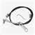 Accelerator Throttle Cable, 24" Black, Universal