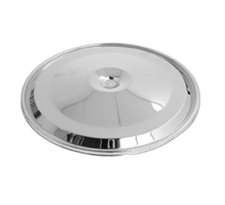 Chevelle and Nova Air Cleaner Breather Lid Cover, 17 Inch Diameter CHROME