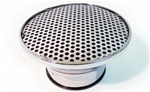 Air Cleaner Element Filter Assembly, Baldwin Motion Phase III Velocity Stack Style Fly Eye, Chrome