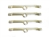 Chrome Valve Cover Spreader Retainer Tap Bars 4 3/4 Inches, 4 Piece Set