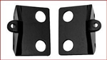 1970 - 1972 Chevelle Cowl Induction Dood Flapper Door Hinge Brackets, Pair