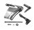 1969 - 1972 Nova Alternator Mounting Brackets Set for Small Block Engines, 7 Piece Kit