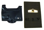 1968 - 1972 Chevelle Battery Mounting Kit: Tray, Bolts, Mat, Bracket, and Bracket Bolt
