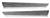 1966 Chevelle SS Rocker Panel Molding Quarter Extensions, Pair w/ Clips