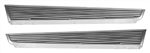 1966 Chevelle SS Rocker Panel Molding Quarter Extensions, Pair w/ Clips