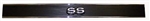 1968 - 1969 Nova Rear Tail Light Panel Molding, Super Sport with SS Emblem, Plastic
