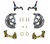 1968 - 1972 Disc Brake Mini Kit, STOCK HEIGHT Spindles, Backing Plates, and Caliper Brackets