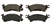 1969 - 1972 Chevelle / Nova Front Disc Brake Pads Set, OE Semi-Metallic