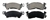 1969 - 1972 Chevelle / Nova Front Disc Brake Pads Set, Ceramic