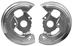 1967 - 1968 Front Disc Brake Backing Plates for 4 Piston Calipers, Pair