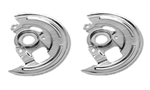 1969 - 1972 Nova Front Disc Brake Backing Plates, Without GM Part Numbers, Pair