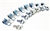 Disc Brake Conversion Brake Line Clips and Mounting Bolts Set