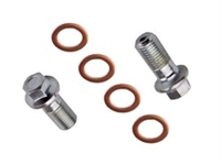 1967 - 1978 Banjo Bolt Set with 7/16 Head and Crush Washers Kit, Brake Hose to Caliper, Size 7/16-20