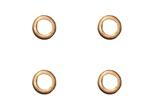 1969 - 1972 Chevelle and Nova Front Disc Brake Hose Sealing Copper Crush Washers, Set of 4