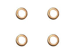 1969 - 1972 Chevelle and Nova Front Disc Brake Hose Sealing Copper Crush Washers, Set of 4