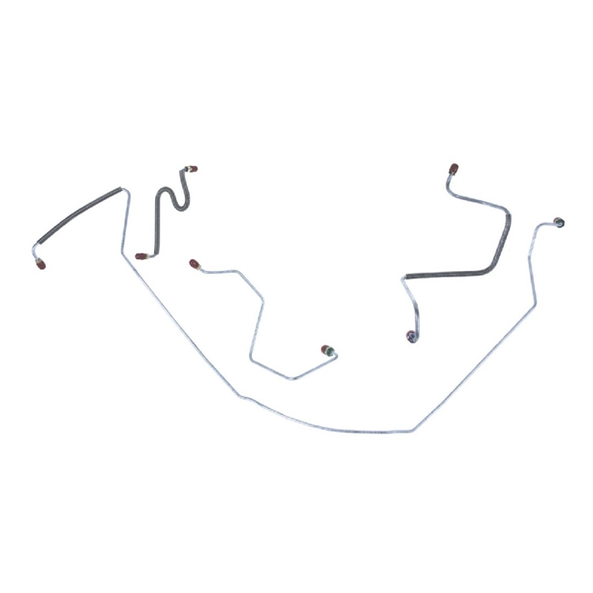 1967 Chevelle OE Steel Front Brake Line Kit, Manual Drum Brakes