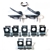 1969 Chevelle Brake Line Clips Set, 10 Piece Kit