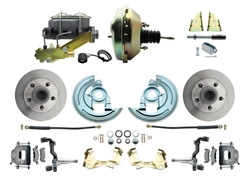 Image of 1964 - 1972 Chevelle Front Disc Brake Conversion Kit with 9 inch Power Booster
