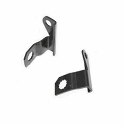 1968 Nova Front Disc Brake Hose Brackets, 4 Piston Caliper, Pair