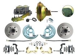 Image of 1964 - 1972 Chevelle Front Disc Brake Conversion Kit with 11 inch Delco Stamped Power Booster
