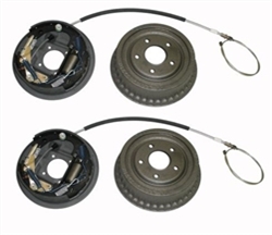 1968 - 1972 Chevelle Rear Drum Brake Assemblies, LH and RH