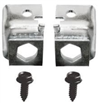 1969 - 1972 Chevelle Front Disc Brake Hose Frame Brackets, Pair