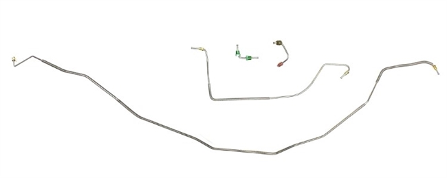 1971 - 1972 Chevelle FRONT Brake Lines Set, For Factory Style Power Front Discs