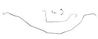 1971 - 1972 Chevelle FRONT Brake Lines Set, For Factory Style Power Front Discs, Stainless Steel