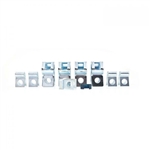 1971 - 1972 Chevelle Brake Line Clips Set, 10 Piece Kit