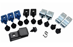 1969 Chevelle Brake Line Clips Set, 21 Piece Kit