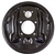 1966 - 1972 Chevelle Rear End Axle Drum Brake Backing Plate, RH