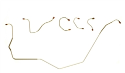 1968 Nova FRONT Brake Lines Set, For OE Style 4 Piston Caliper MANUAL Discs