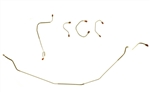 1968 Nova Brake Lines Set, Front Power Disc