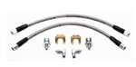 Wilwood Dynalite Pro Series 3/8-24" Brake Flex Hoses Kit Flexline, Stainless Steel Braided