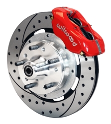 1966 - 1972 Chevelle and 1968 - 1972 Nova Wilwood Forged Dynalite Big Brake FRONT Disc Brake Kit Slotted Rotors