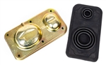 1970 - 1972 Chevelle and Nova Master Cylinder Lid Cover OE Style - Gold Plated