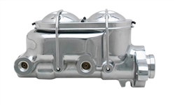Chrome Plated Aluminum Master Cylinder, Four Wheel Disc or Manual Front Disc Brakes, 66-72 Chevelle or 68-72 Nova