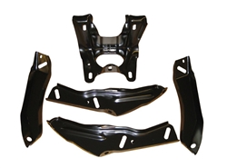 1968 Chevelle Bumper Brackets (Rear, 5 Pieces) (All except El Camino and Wagon), Set