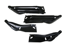 1969 Chevelle Bumper Brackets, Front, 4 Piece Set