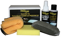 Convertible Top Plastic Window Cleaner & Protectant Kit (RaggTopp)