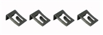 1964 - 1968 Chevelle Convertible Top Switch Mounting Clip Set
