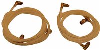 1968 - 1972 Chevelle Convertible Top Pump Hoses, Pair