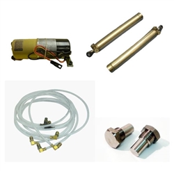 1966 - 1972 Chevelle Convertible Power Top Motor Pump, Cylinders, Hoses and Shoulder Bolt Kit
