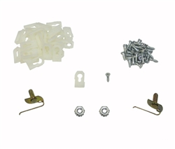 1966 - 1969 Chevelle Vinyl Top Molding Clips Set: Clips, Studs, and Nuts