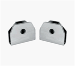 1967 - 1969 Chevelle Console Chrome Seat Belt Holder Clips Pair